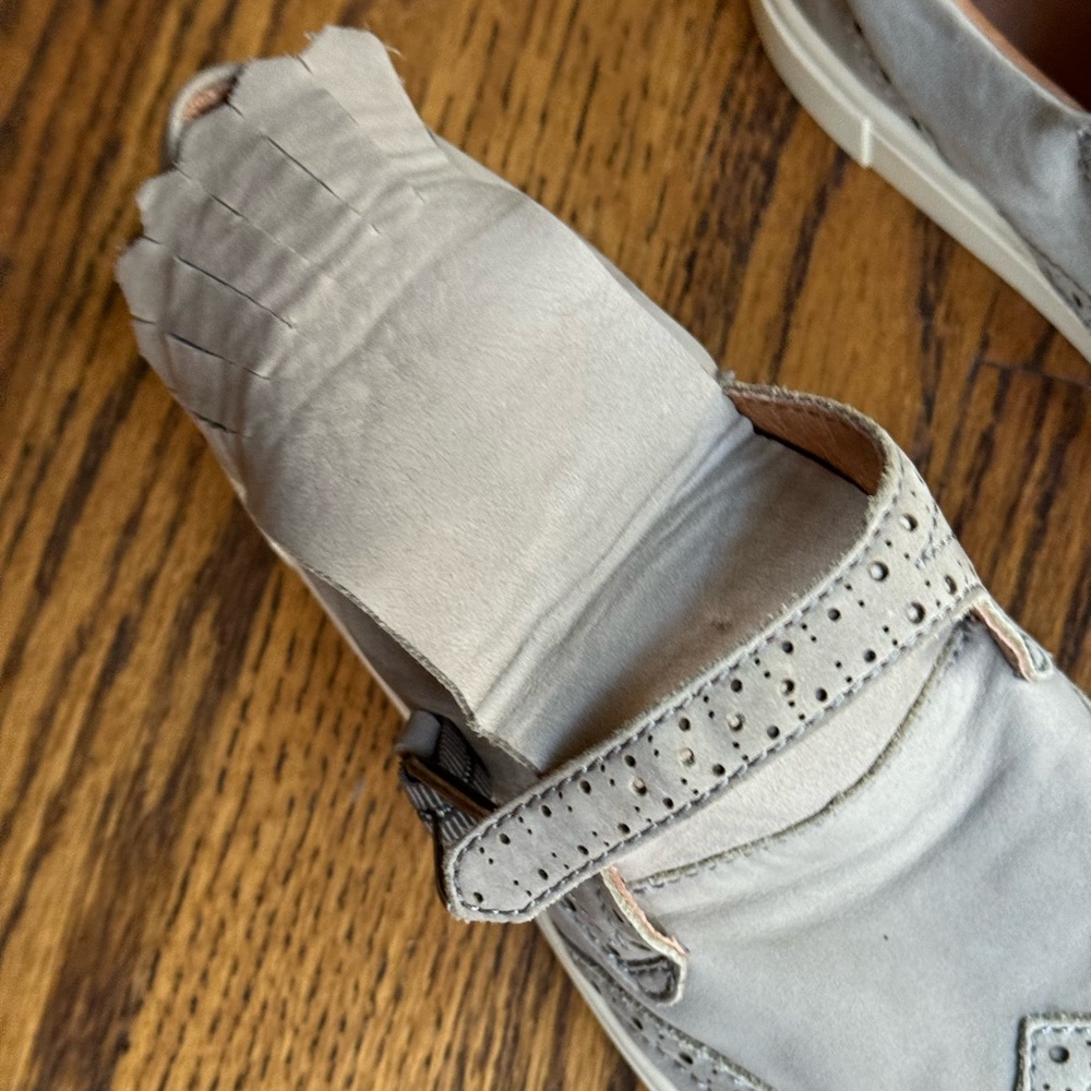 Frye Gemma Kiltie Grey leather Sneakers - Picture 14 of 16